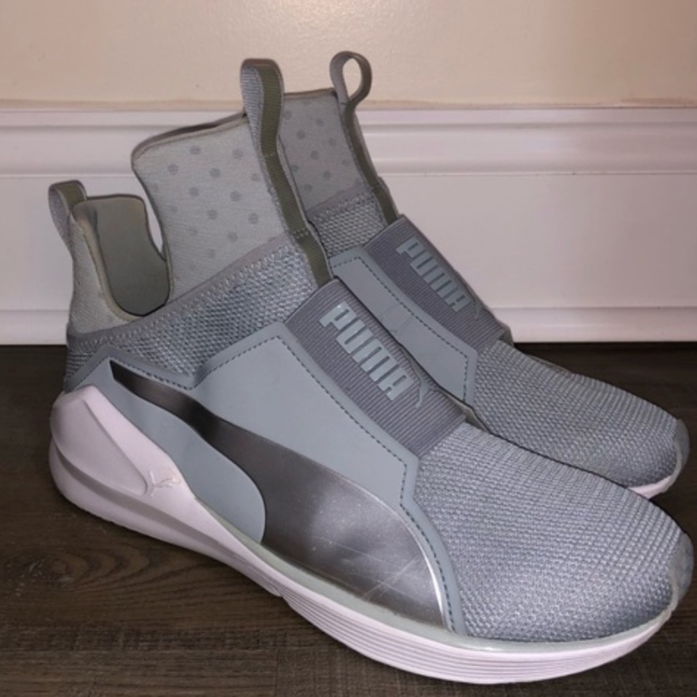 Puma kylie jenner grey shoes